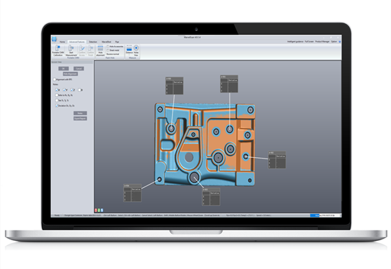 Software f&uuml;r 3D-Inspektion und -Vergleich