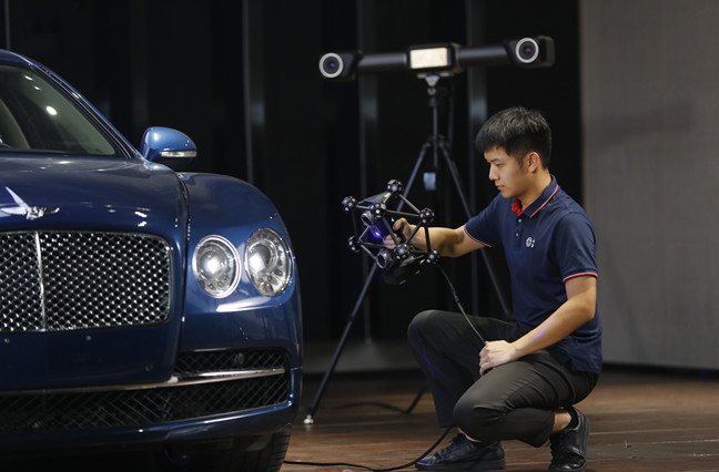 Wireless 3D -Scan f&uuml;r komplexe Arbeitsszenarien