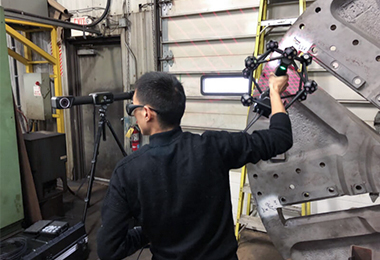 Wie könnte ZG dem Kunden helfen, die Qualitätsprüfung für große Gussteile besser und schneller durchzuführen?