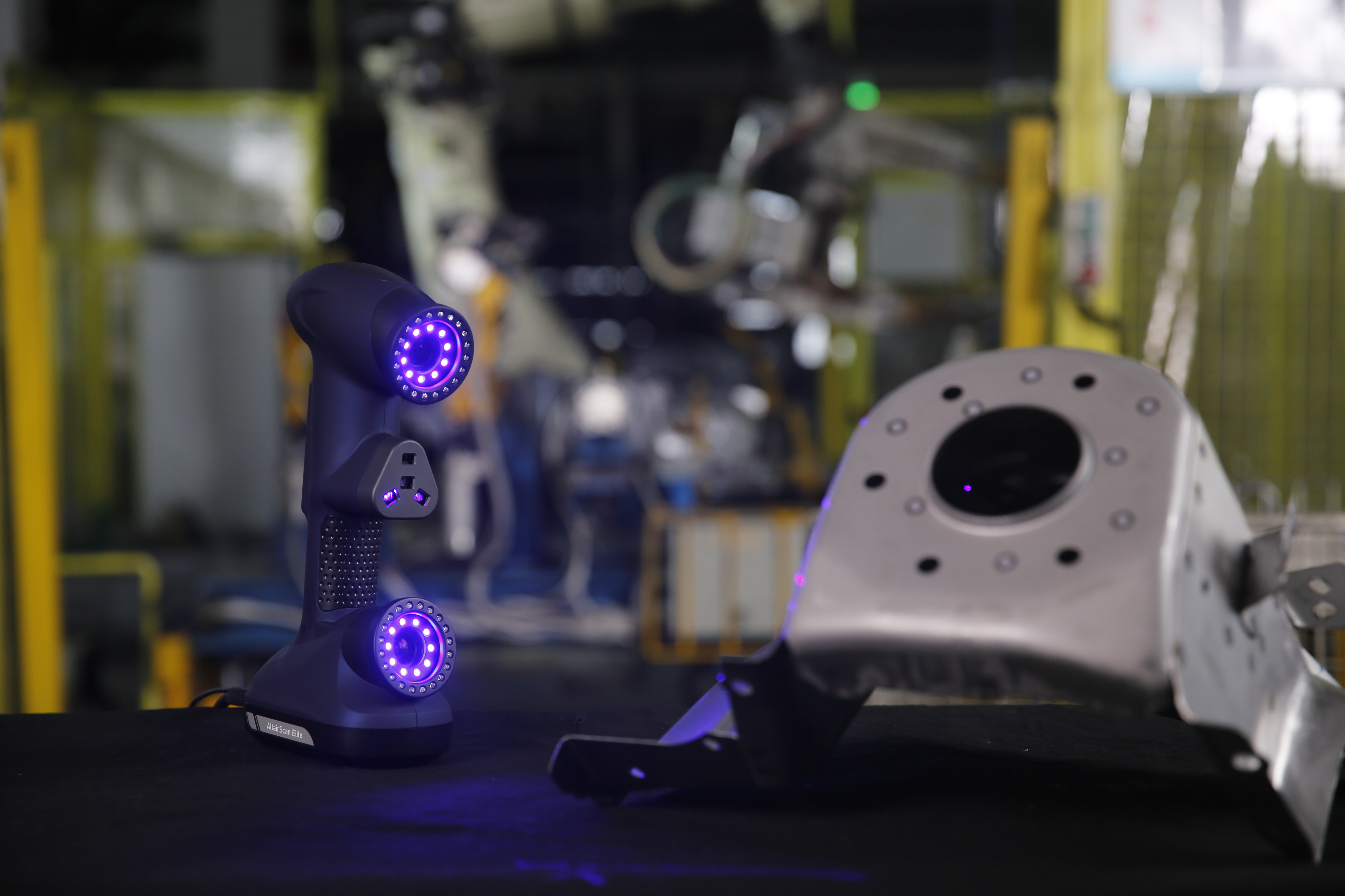 Blaulicht-3D-Scanner