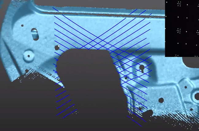 Automatisierte 3D-Scanl&ouml;sung mit Lochmessungen