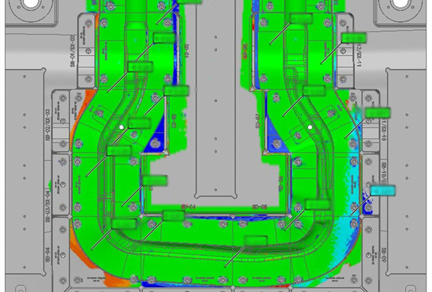Schimmelpilzverschlei&szlig; & Tr&auml;nen -3D -Analyse