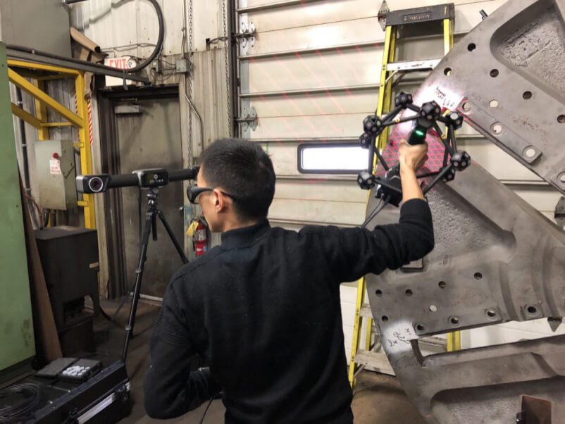 Wie könnte ZG dem Kunden helfen, die Qualitätsprüfung für große Gussteile besser und schneller durchzuführen?