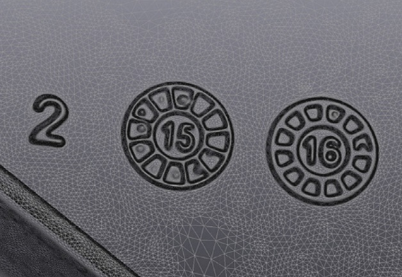 Ultrafeine 3D-Scandetails