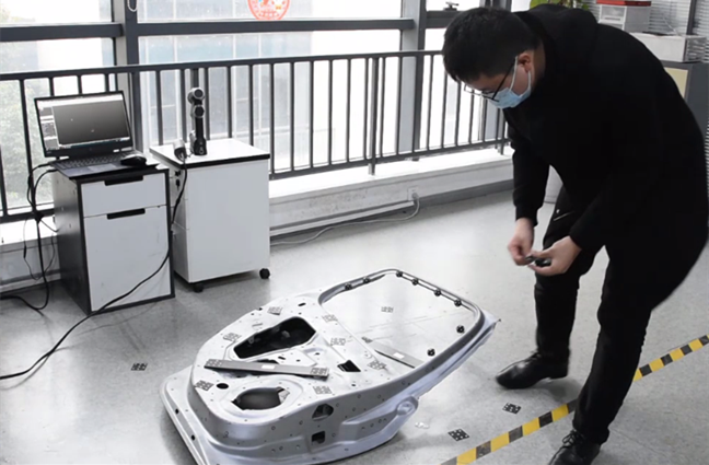 Photogrammetrie mit hoher volumetrischer Genauigkeit