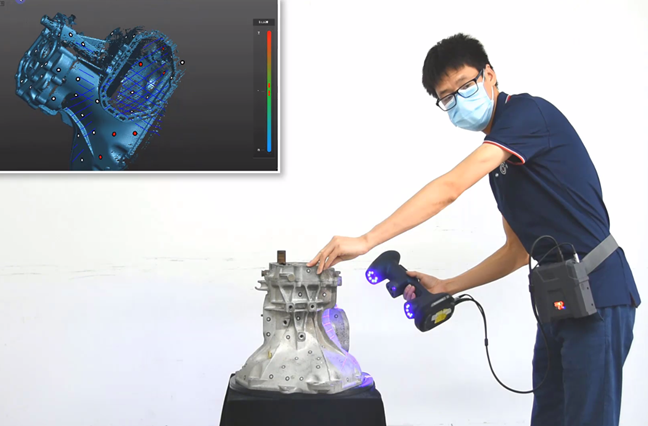 drahtloses Scannen f&uuml;r 3D -Inspektion