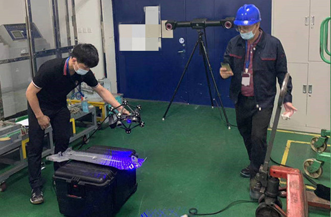 3D -dimensionale Inspektion des Blechteils