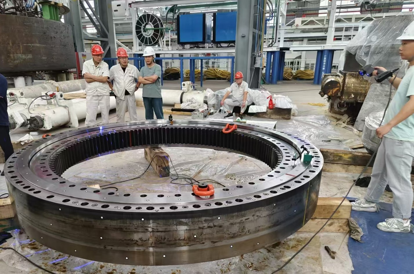 Gussschimmelqualit&auml;tskontrolle gie&szlig;en