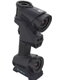 Wie kann ein blauer Laserscanner dunkle Metallteile erfassen?